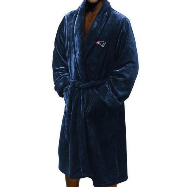 New England Patriots Men's Silk Touch Plush Bath Robe