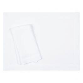 White Italian Linen Placemat