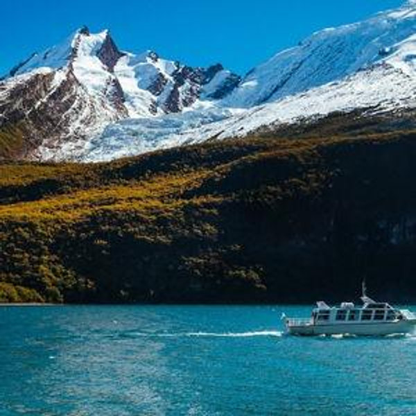 Patagonian Wilderness Excursion: Trekking, Scenic Views, and Boat Ride