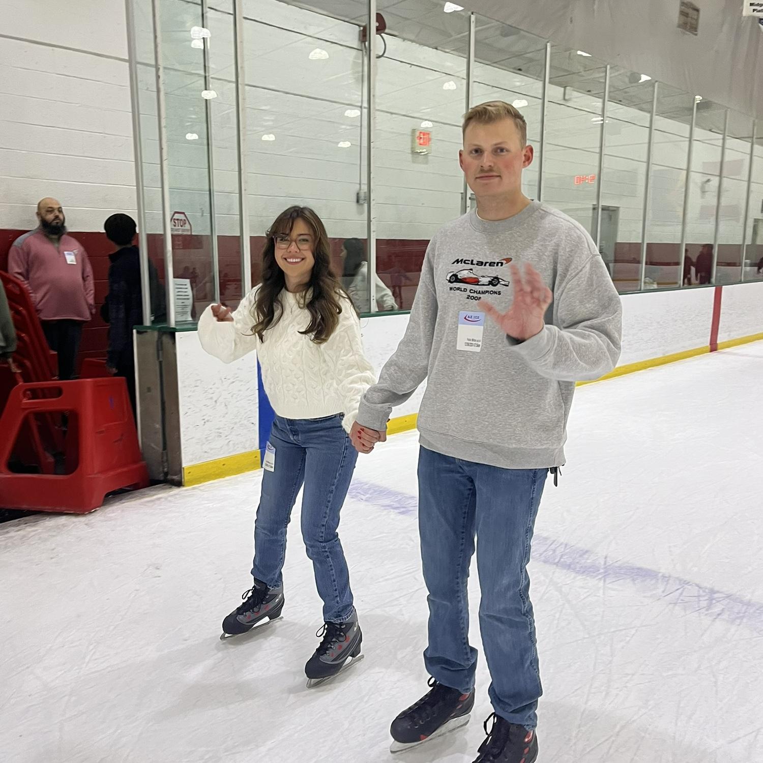 Another ice skating date!