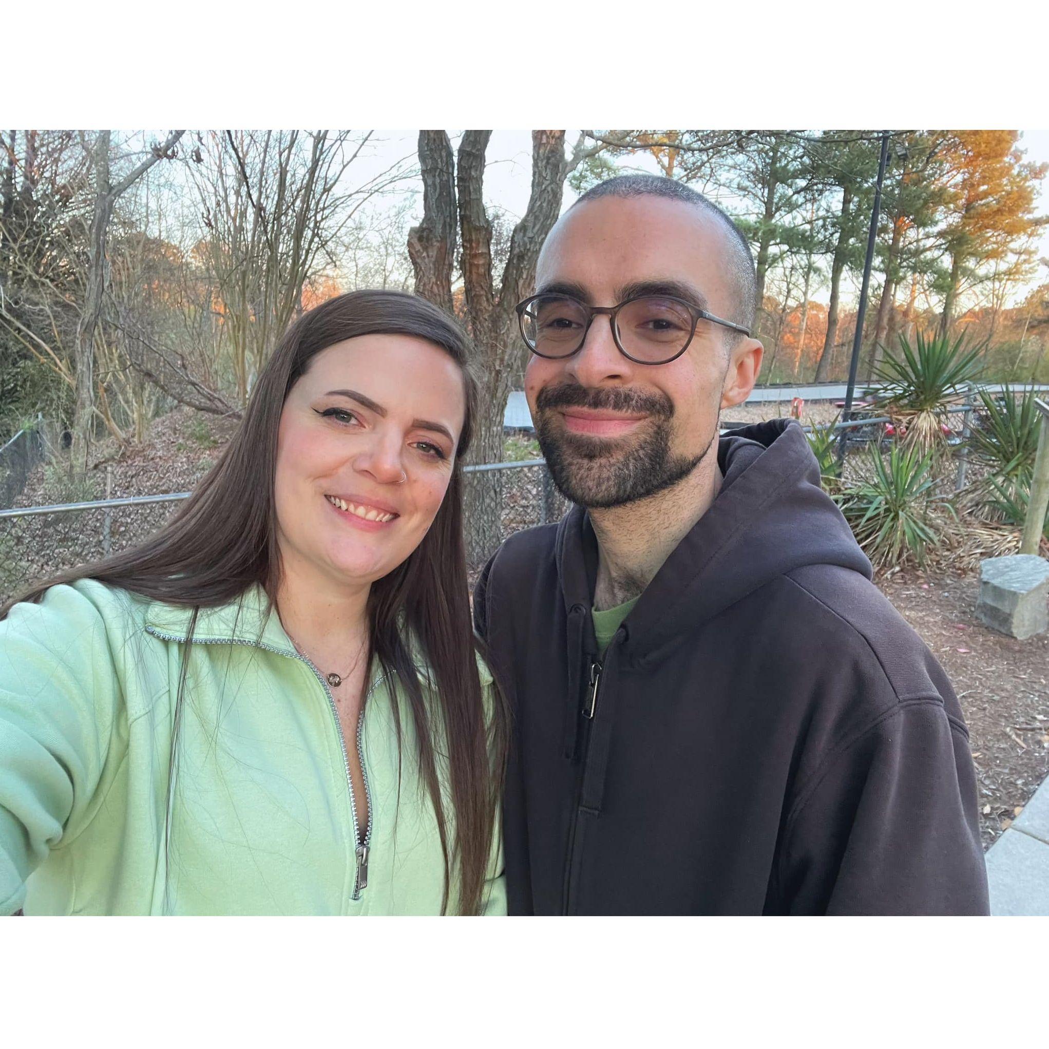Our favorite date night - mini golf.