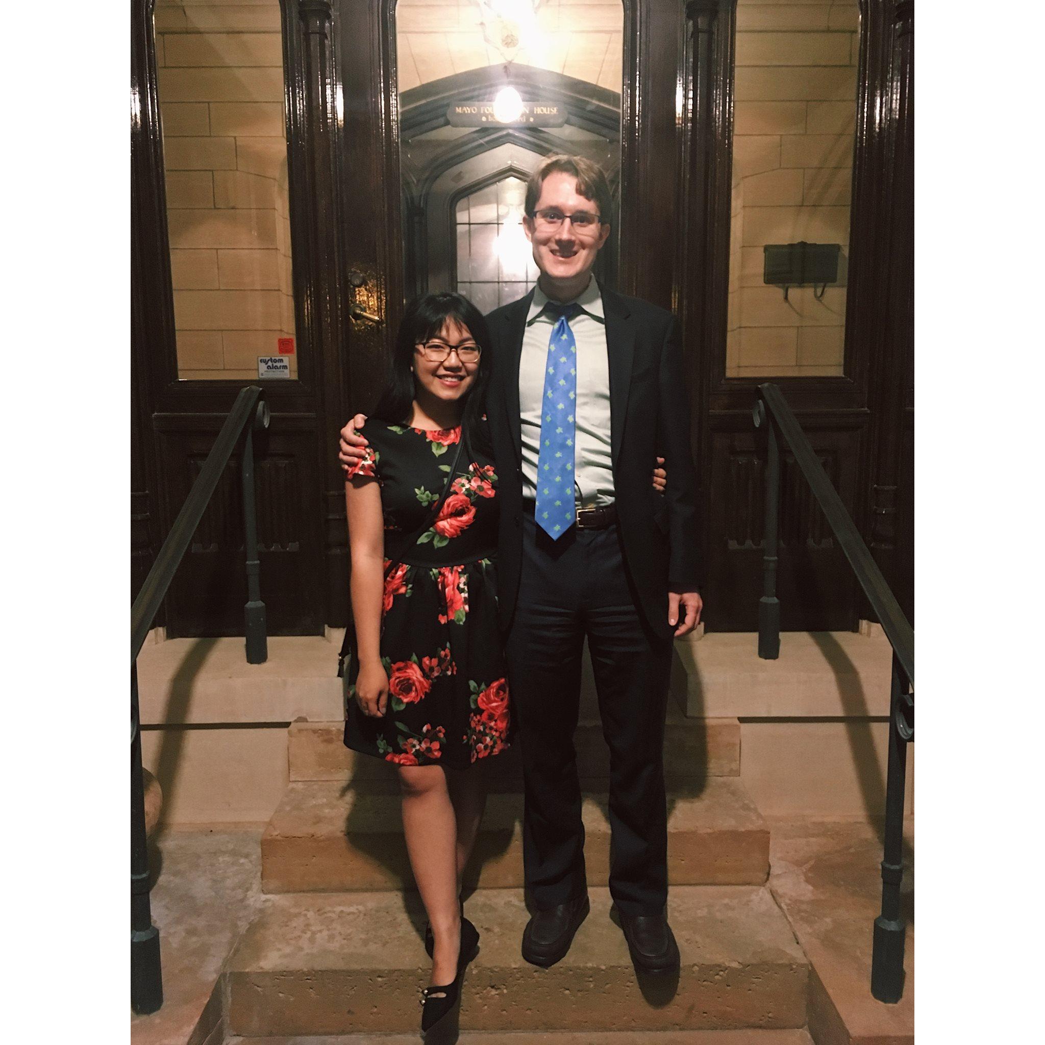 Judd Club Dinner, Mayo Foundation House, 2019