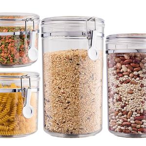 Bellemain 4 Piece Airtight Acrylic Canister Set, Food Storage Container
