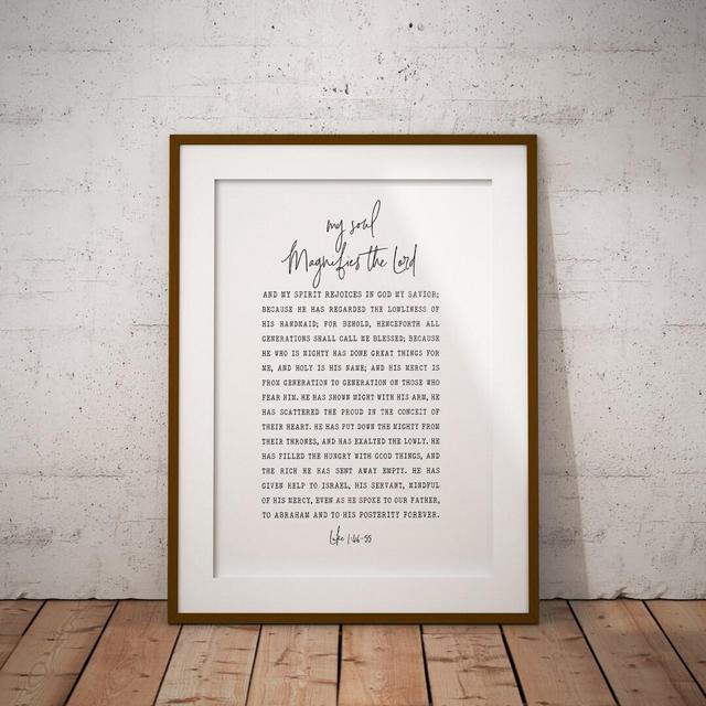 The Magnificat: My Soul Magnifies the Lord Art Print
