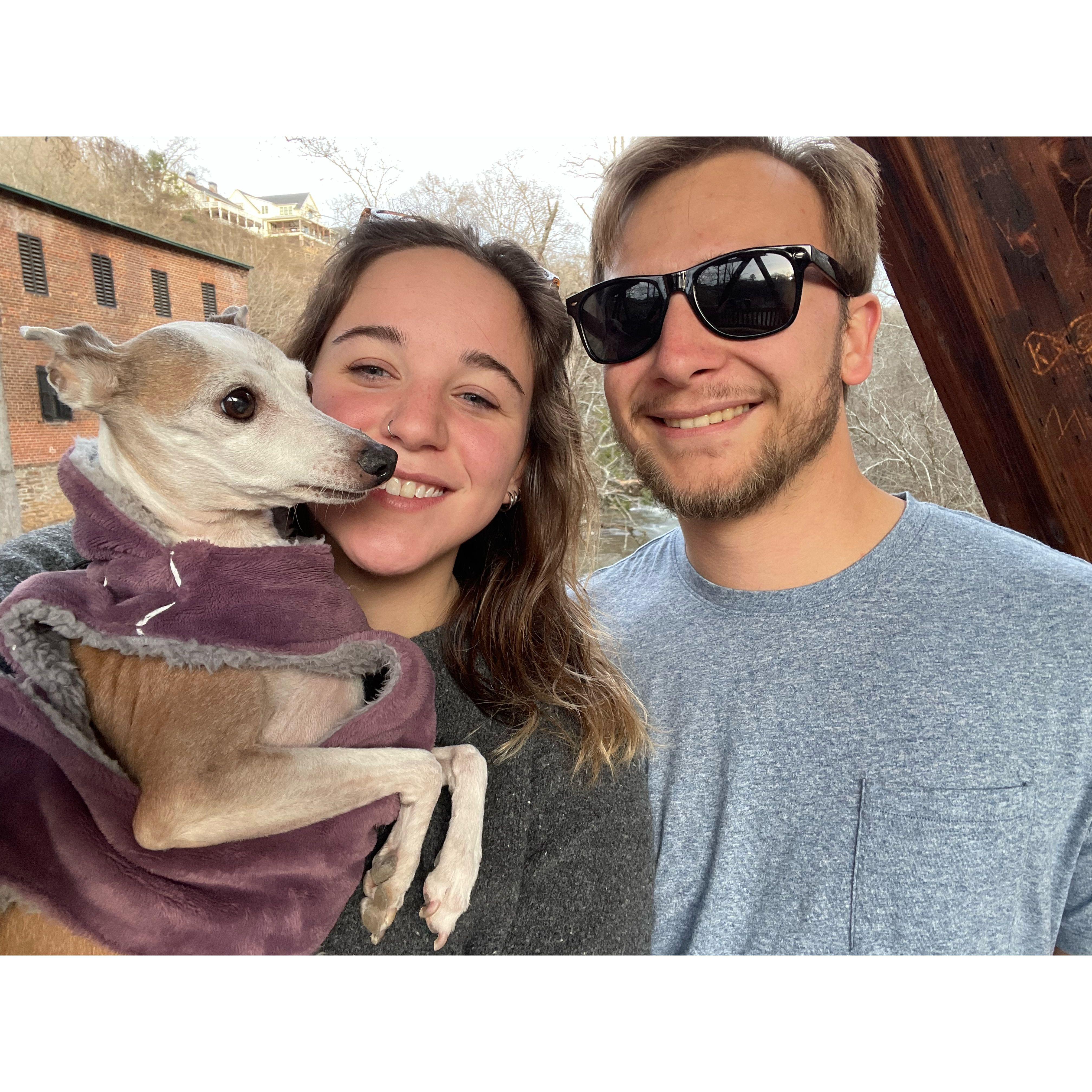 Visiting Bri's home with Lexi