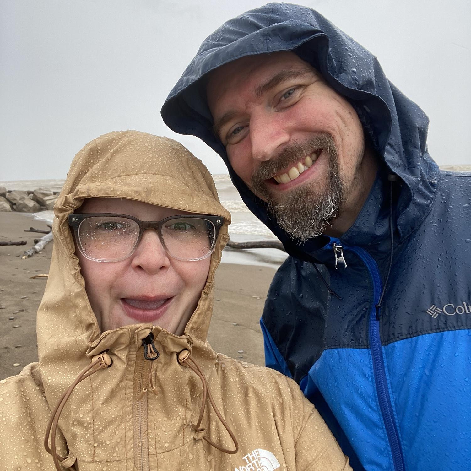 Visited Point Pelee National Park on a very rainy day.