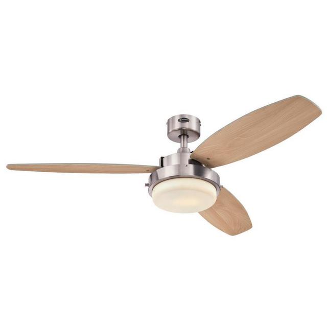 Westinghouse Brushed Nickel Indoor Ceiling Fan, 52 inch LED
