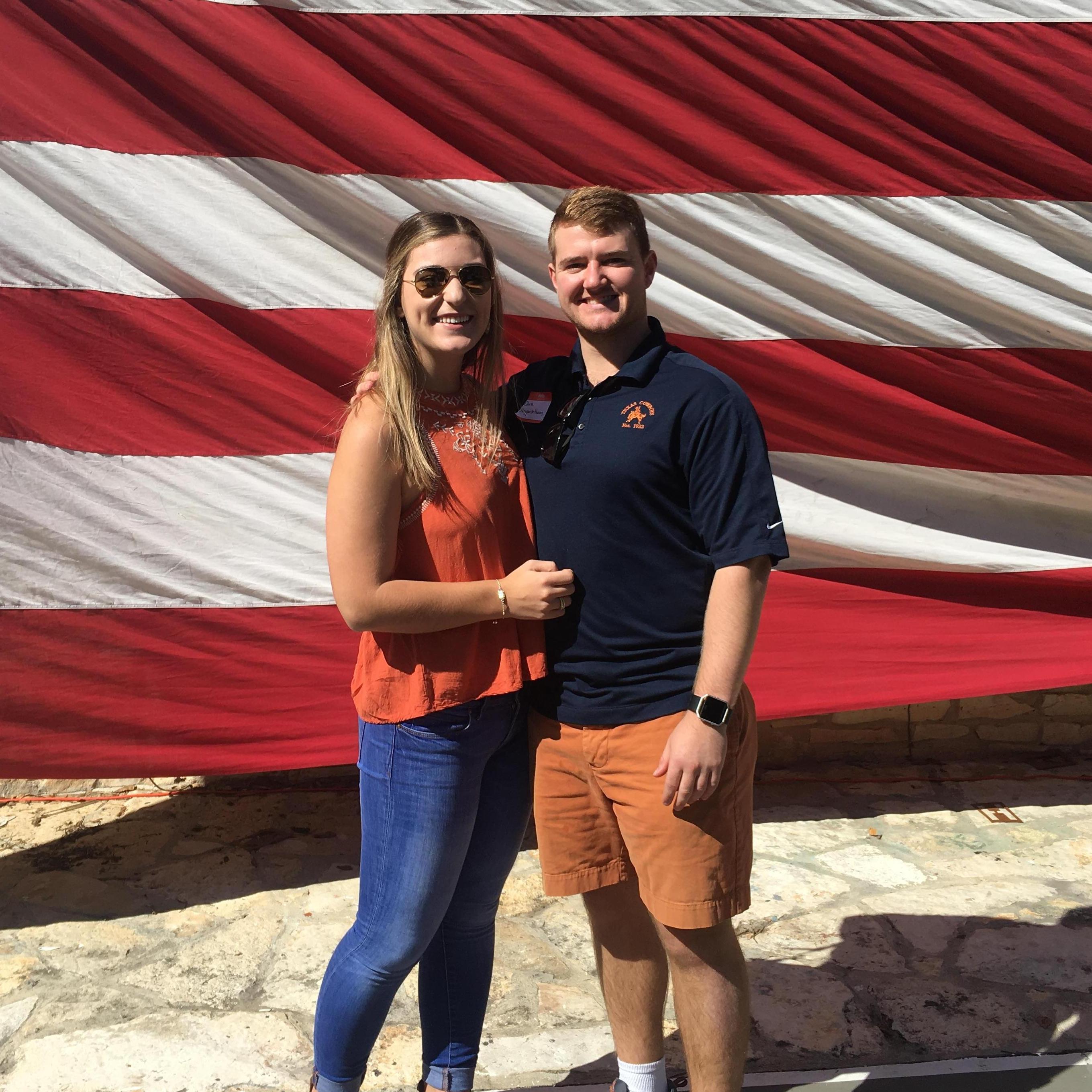 2018 - Clark came to visit Rebekah in Austin for the first UT game of the season
