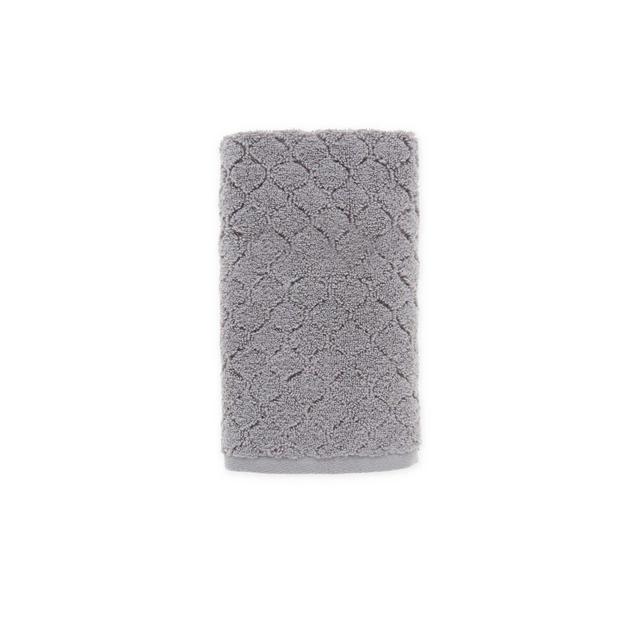 O&O by Olivia & Oliver™ Turkish Popcorn Hand Towel in Grey