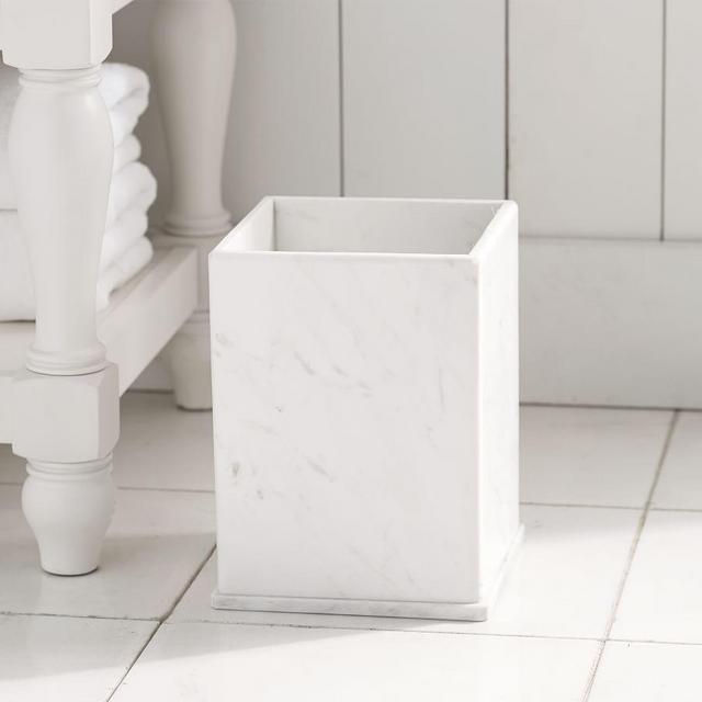 Monique Lhuillier Marble Waste Basket