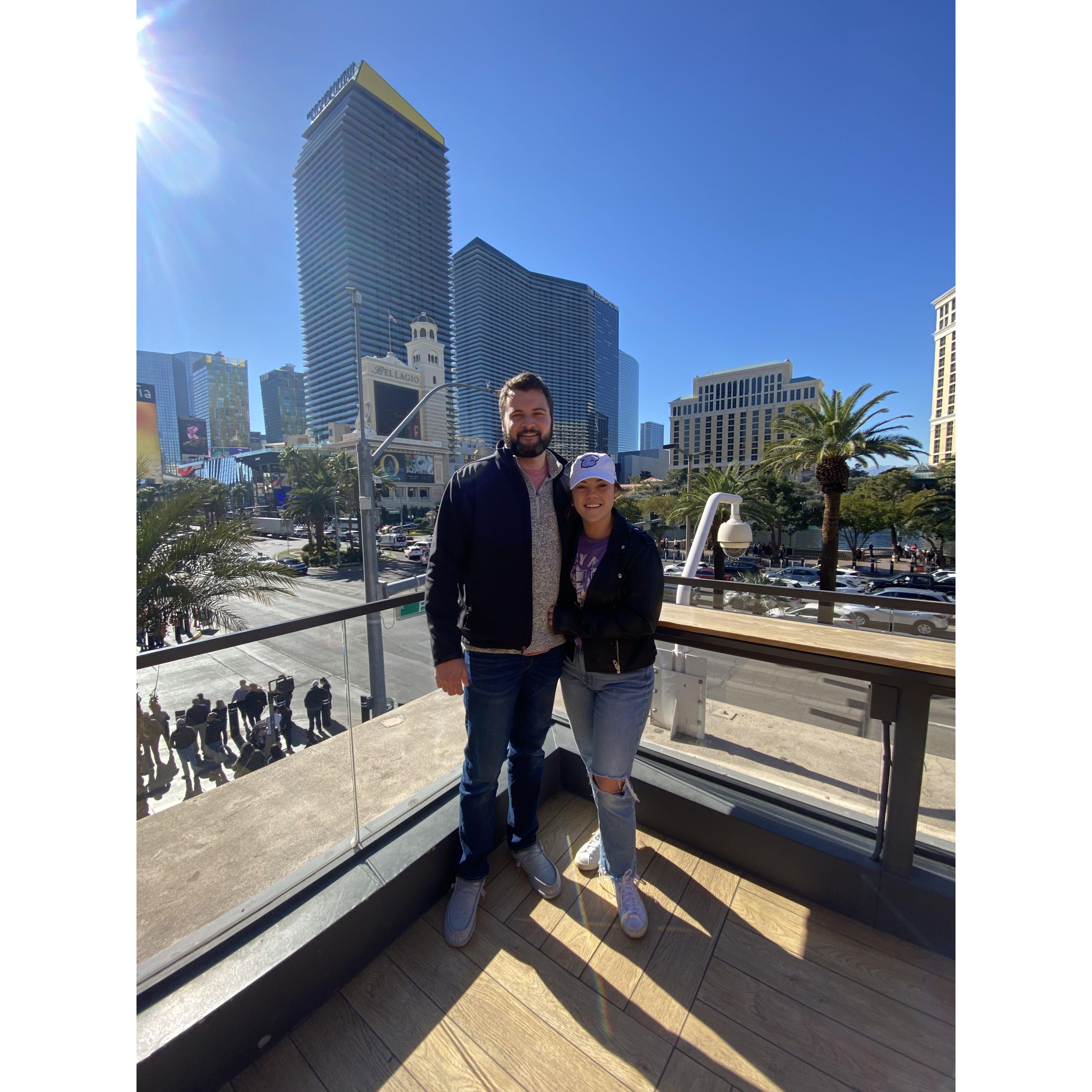 In Vegas celebrating George's 21st birthday!