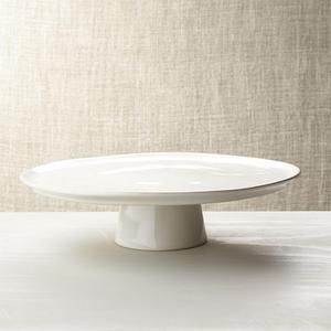 Marin White Large Cake Stand