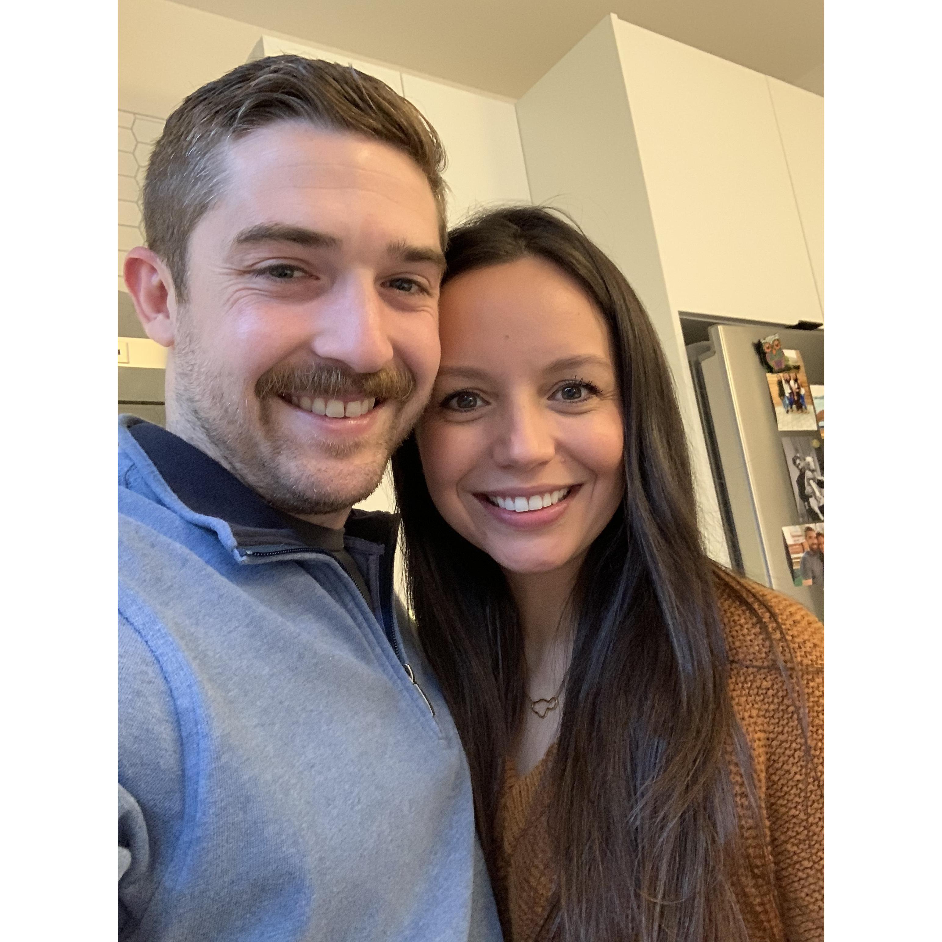 She only let me keep my mustache for the day
