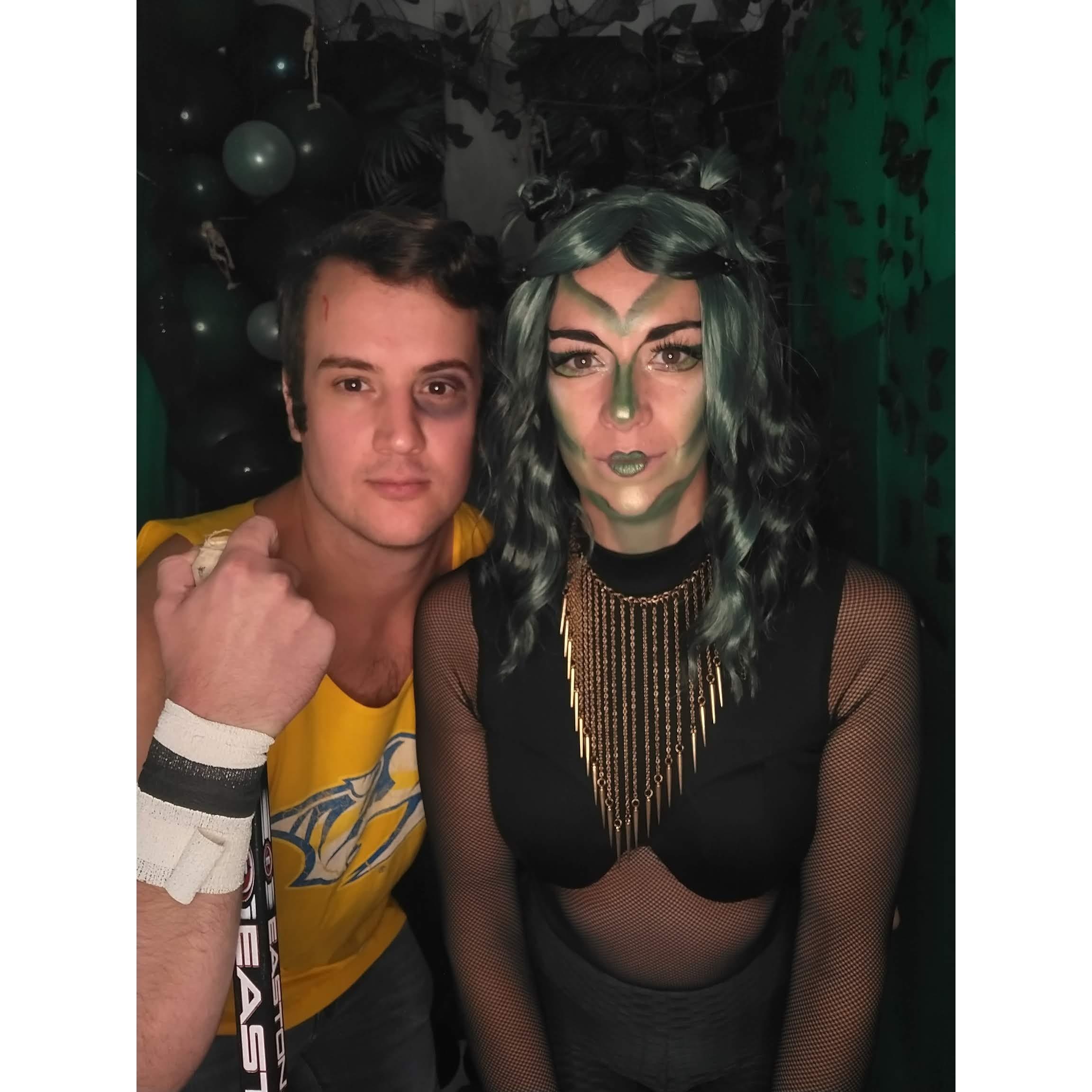 Alien vs Predator themed Halloween party
