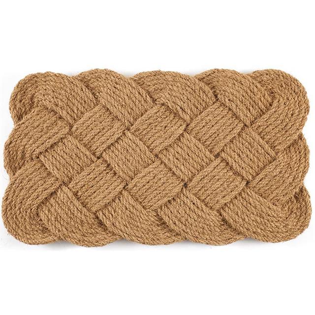 Entryways Knot-Ical , Hand-Stenciled, All-Natural Coconut Fiber Coir Doormat 40 x 60 cm