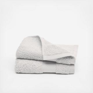 Plush Organic Washcloth, Set of 2