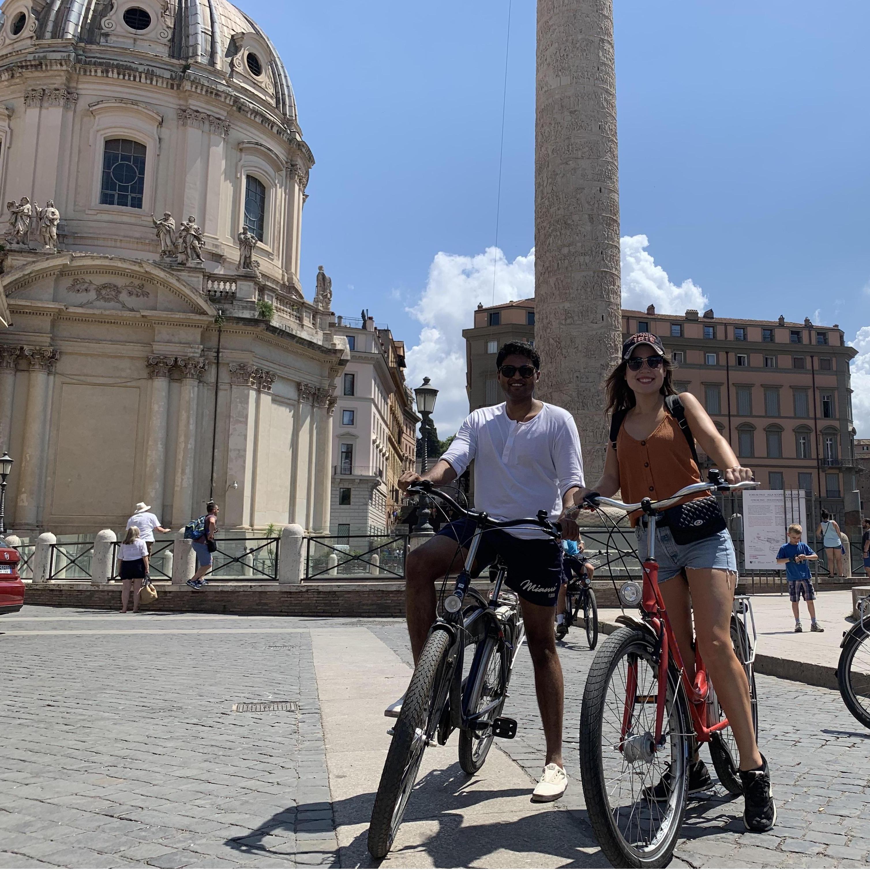 Bike tour of Rome. July 2019