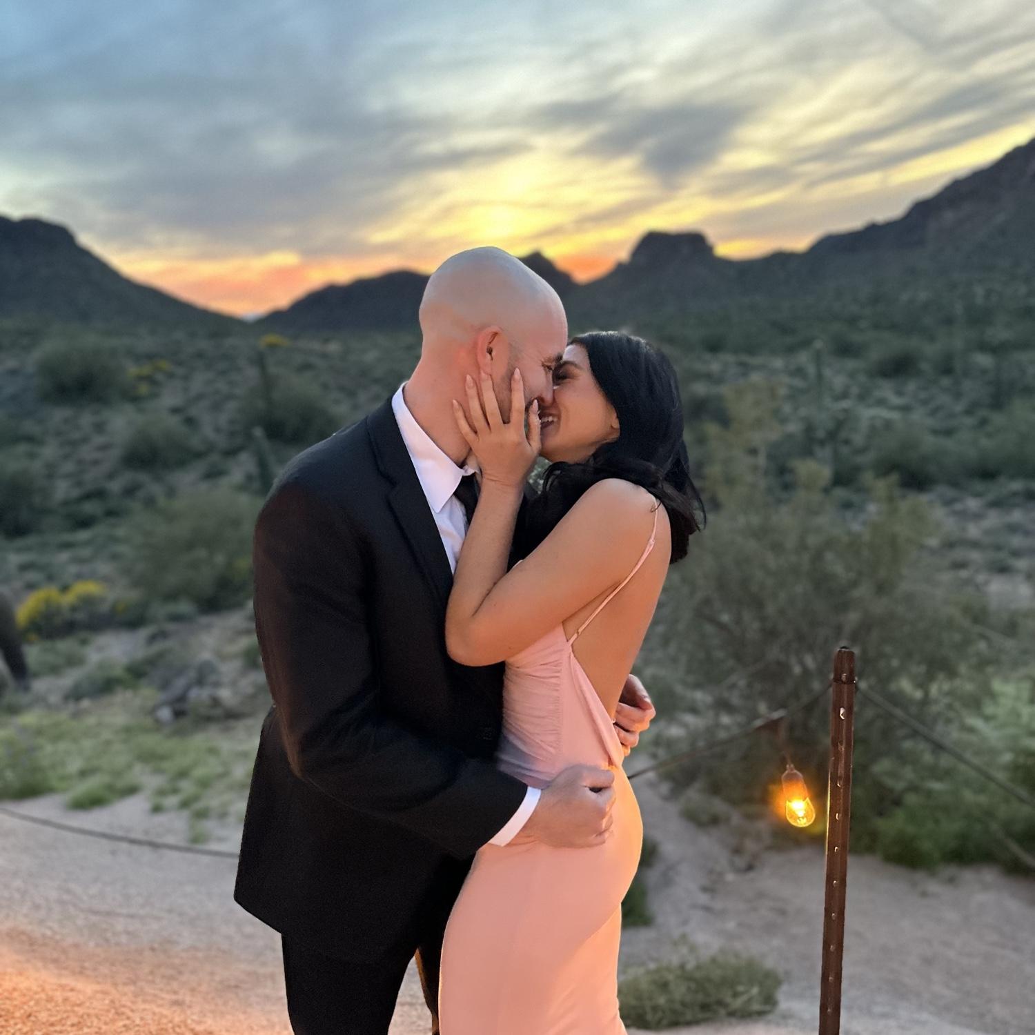 Bridesmaid and Groomsman at the Franklin wedding
