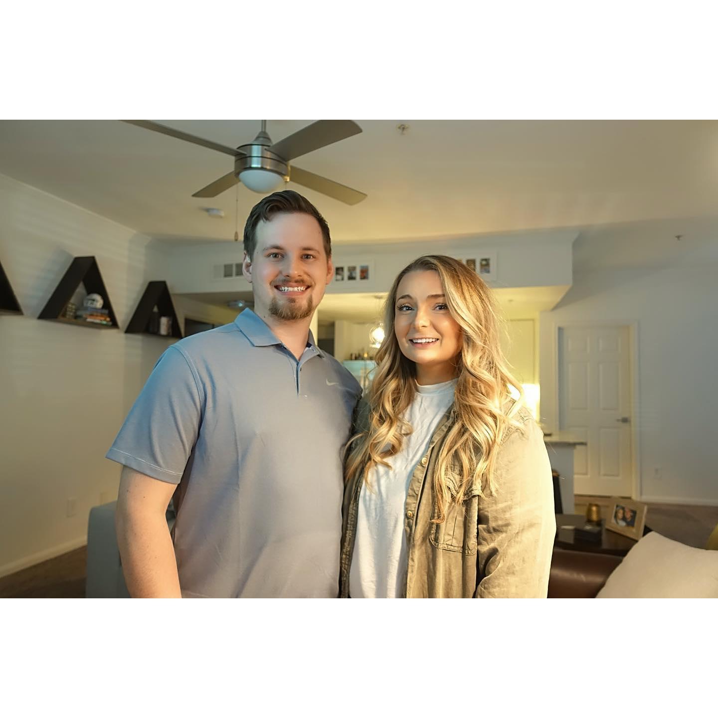 Our "first place" together. We actually loved this apartment for the most part