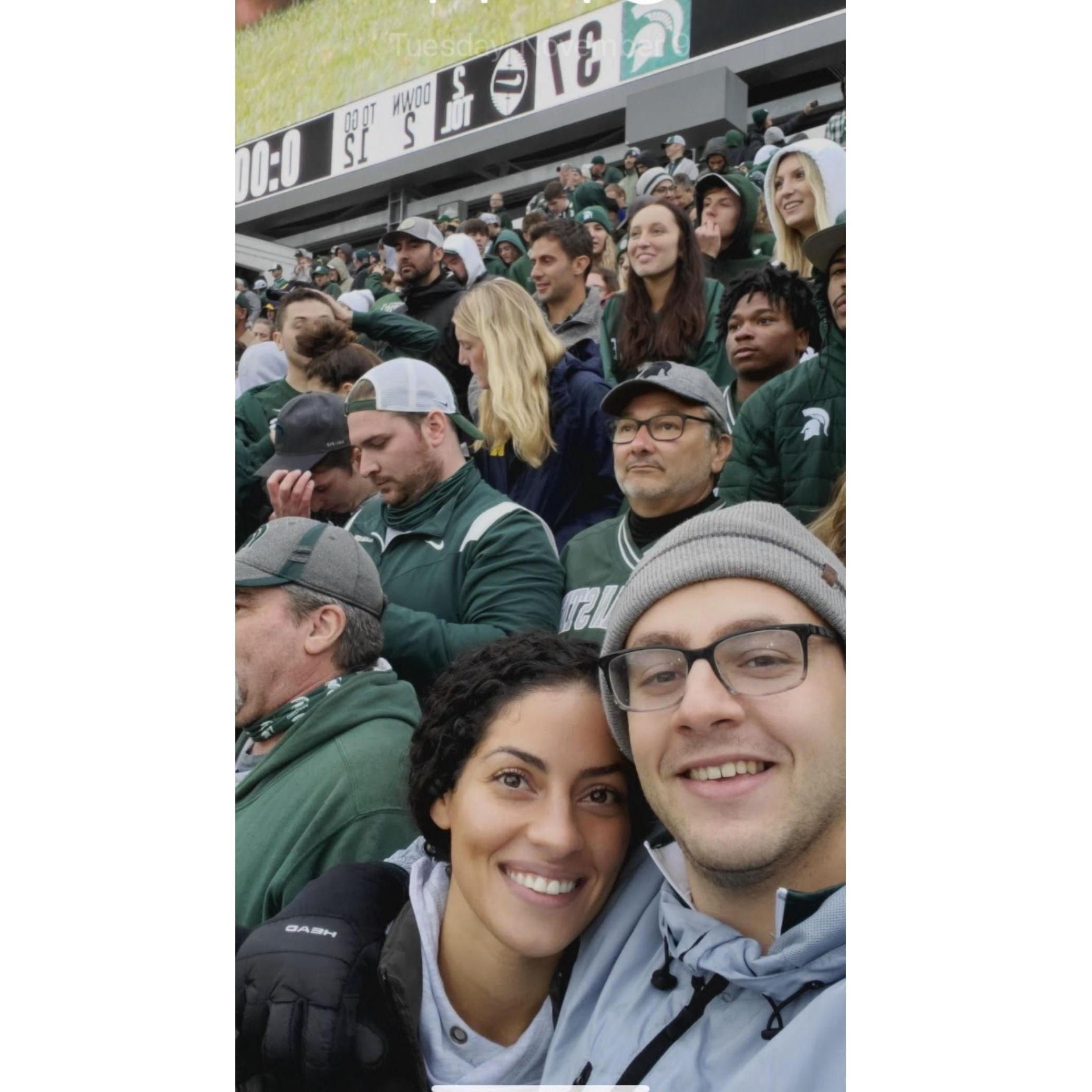 First MSU game together, 2021