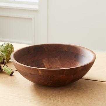 Clermont Wood Serveware Large Serve Bowl Each Acacia Wood