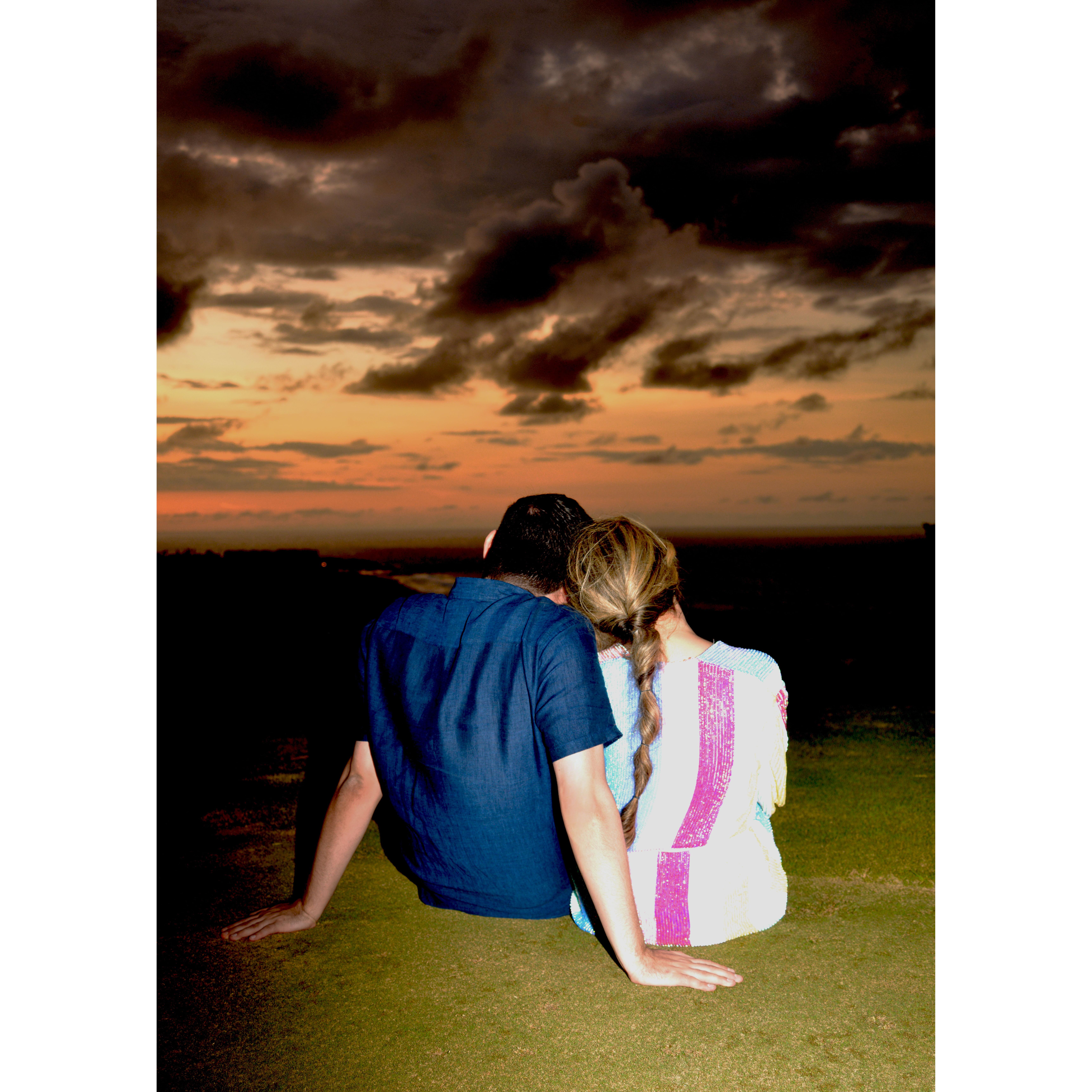 These pictures were all taken right after he proposed! He coordinated with his photographer aunt, Rebecca, to take engagement pictures of us in the Royal Isabela grounds! Pictures by @rz_portraits