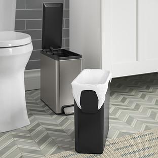 Kohler 2.5 gal. Slim Stainless Steel Wastebasket