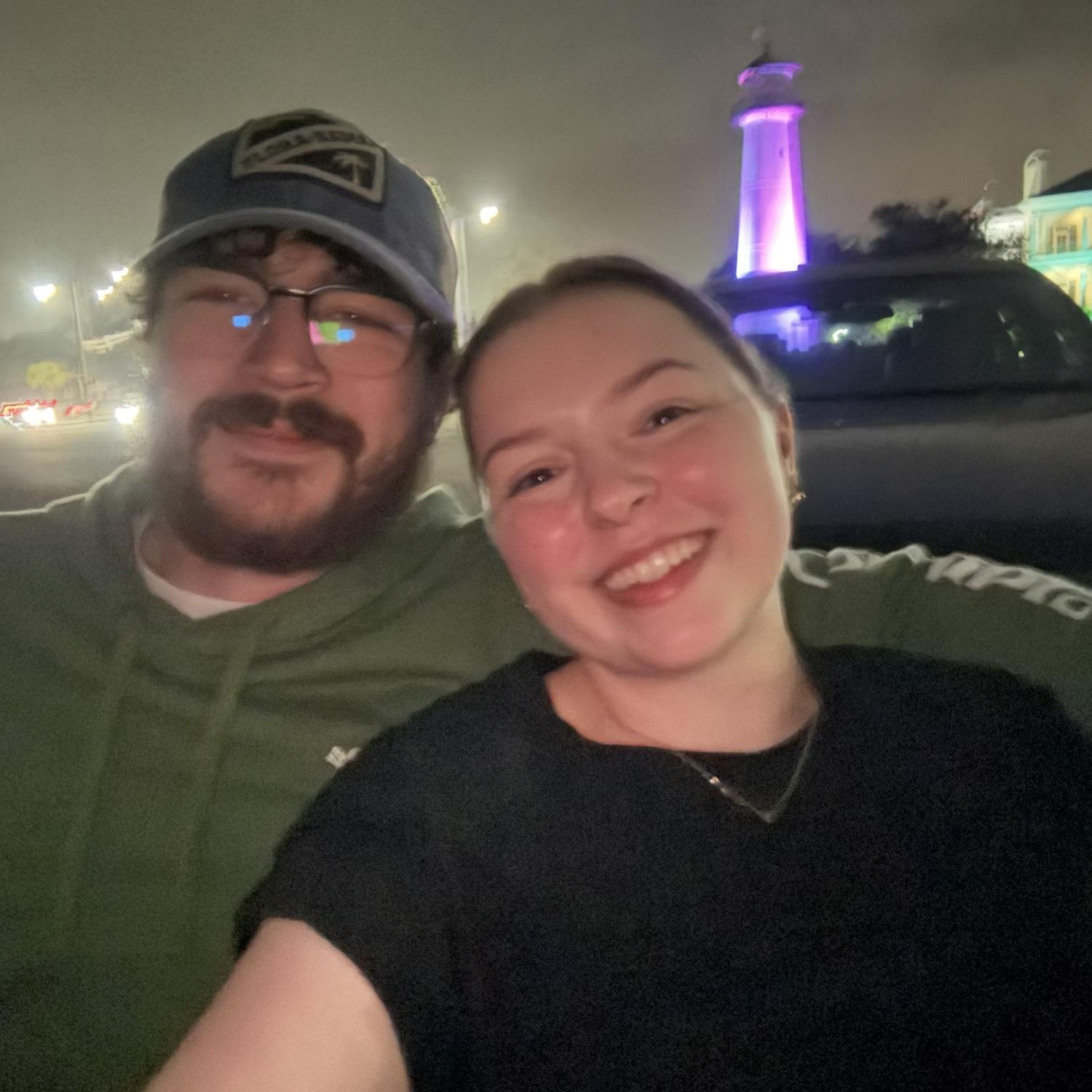 One of my favorite nights. Camden and I got seafood and walked along the beach. This is when I realized my forever was with him.
