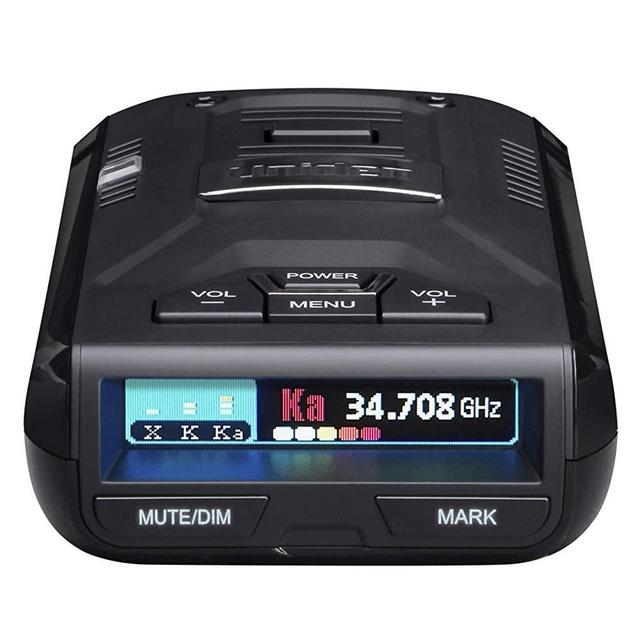 UNIDEN R3 EXTREME LONG RANGE Laser/Radar Detector, Record Shattering Performance, Built-in GPS w/ Mute Memory, Voice Alerts, Red Light & Speed Camera Alerts, Multi-Color OLED Display,Black
