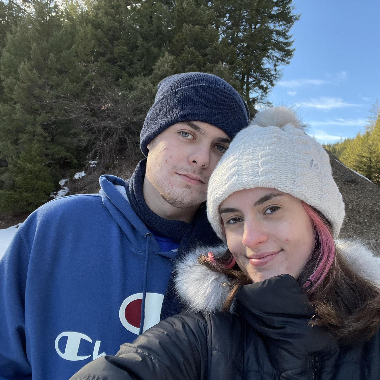 Visiting Damon while he was at College of the Siskiyou’s.