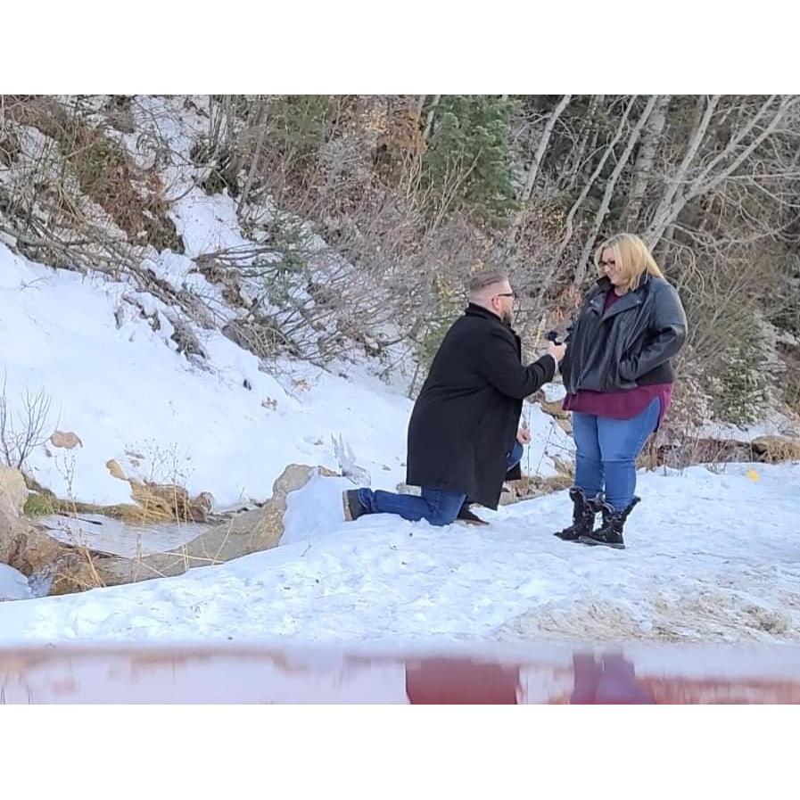 Adam proposed in Park City, Utah!