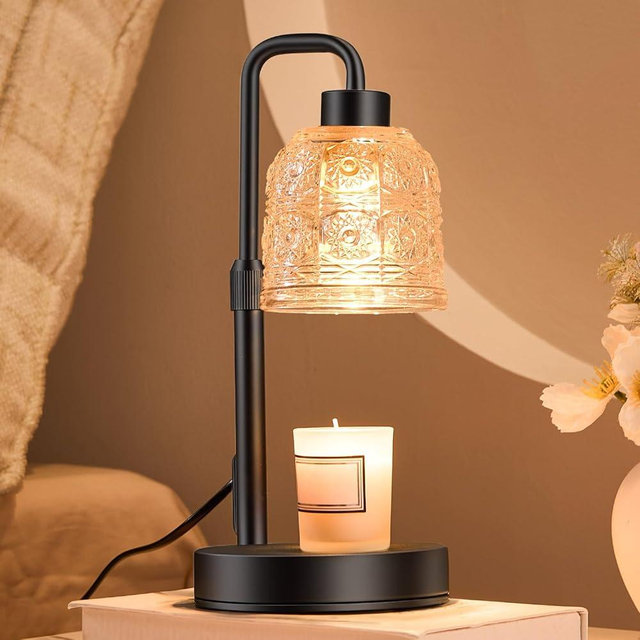 Candle Warmer Lamp with Timer Dimmer, Adjustable Height Wax Melt Warmer for Jar Candles, Housewarming Gift, Birthday Mother's Day Valentines Gifts for Her Women Mom Sister Wife Bedroom New Home Decor