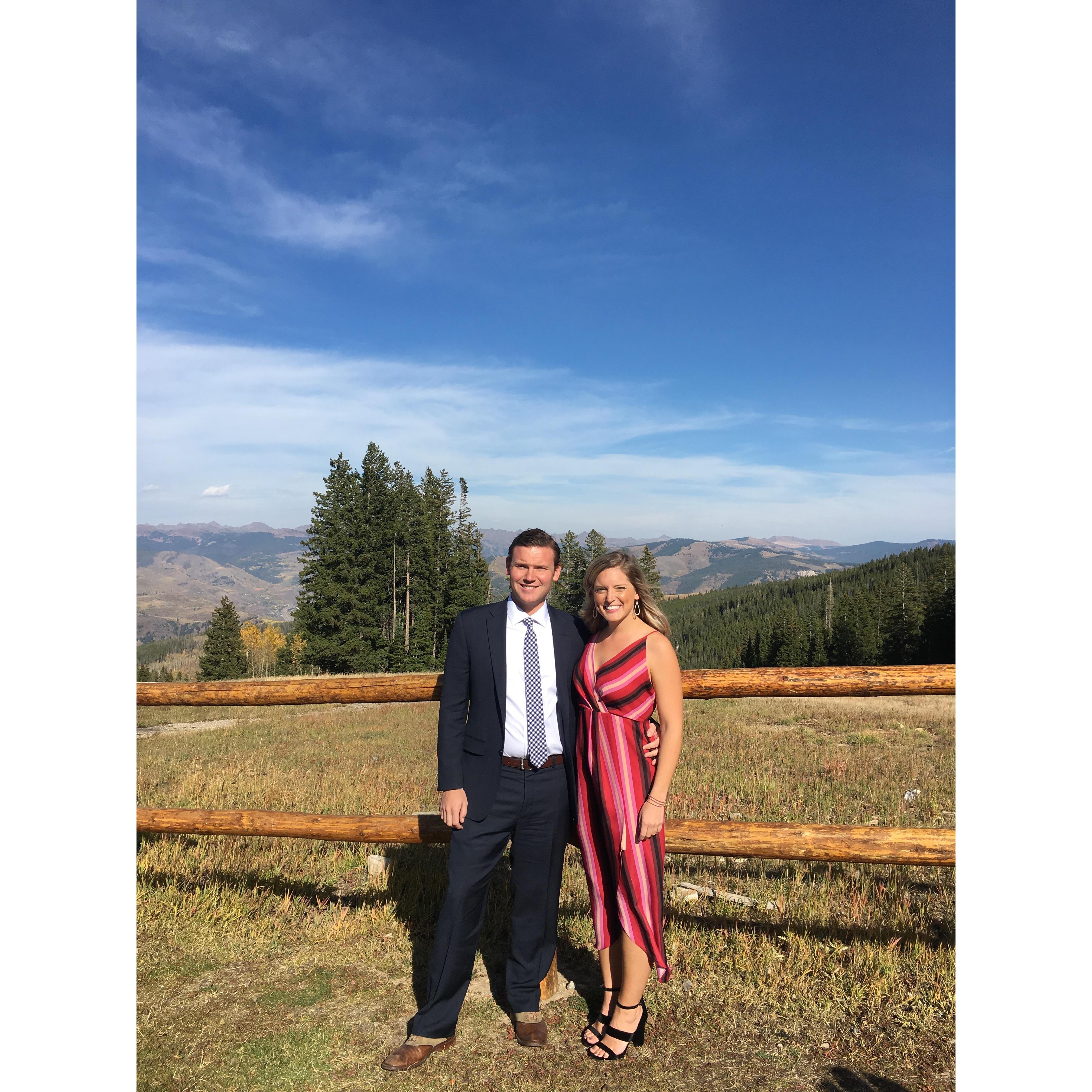 Mimi and Jeff went to many mutual friends' weddings. Finally, we started going as 'dates' and realized we loved weddings together!