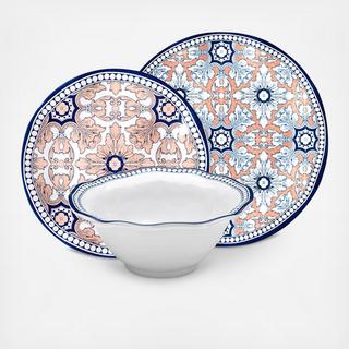 Palazzo 12-Piece Melamine Dinnerware Set, Service for 4