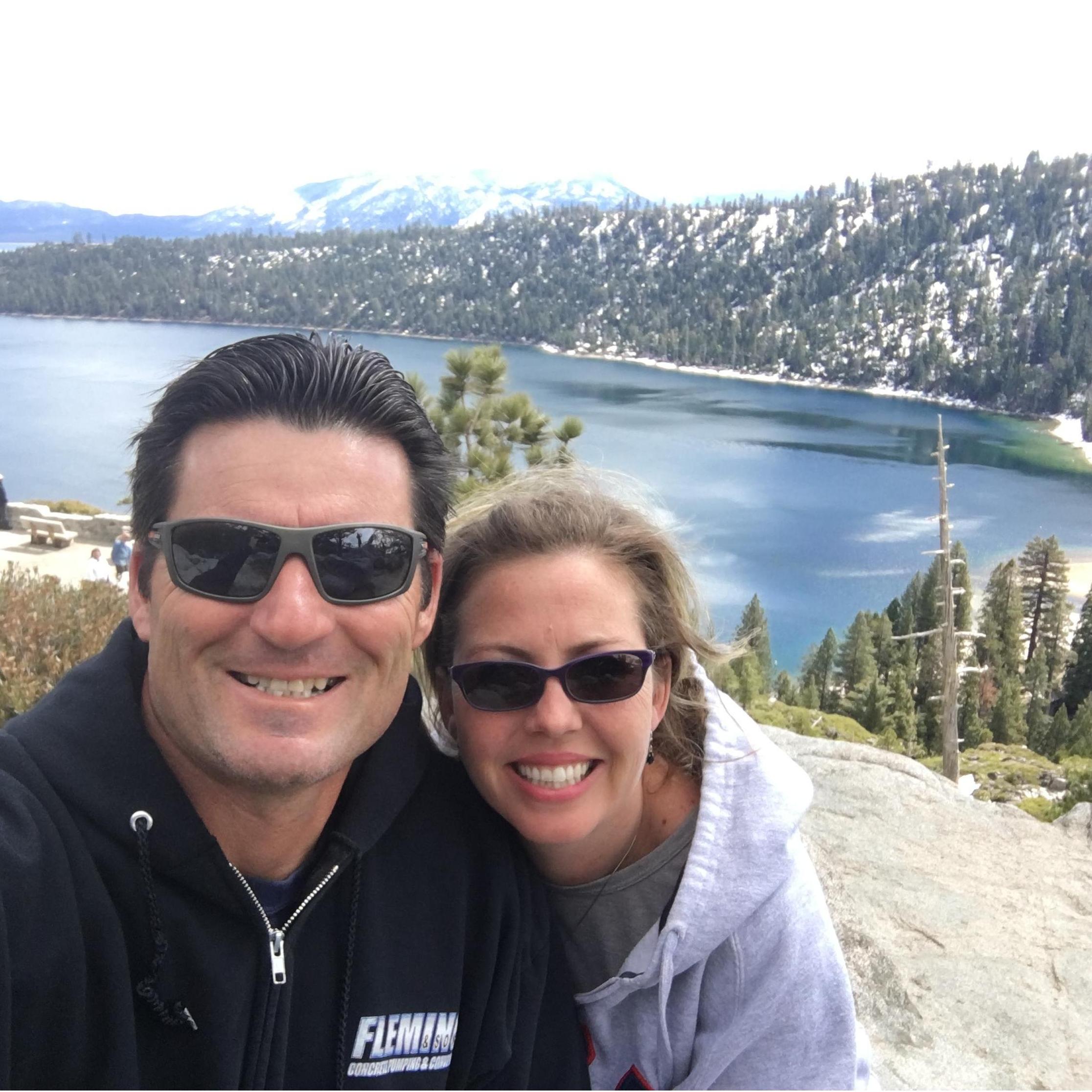 Our (2nd trip) to the always beautiful South Lake Tahoe. Again, overlooking Emerald Bay - March of 2016