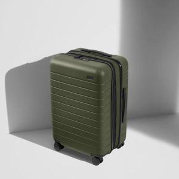 The Bigger Carry-On Flex in OLIVE GREEN | Away: Built for modern travel