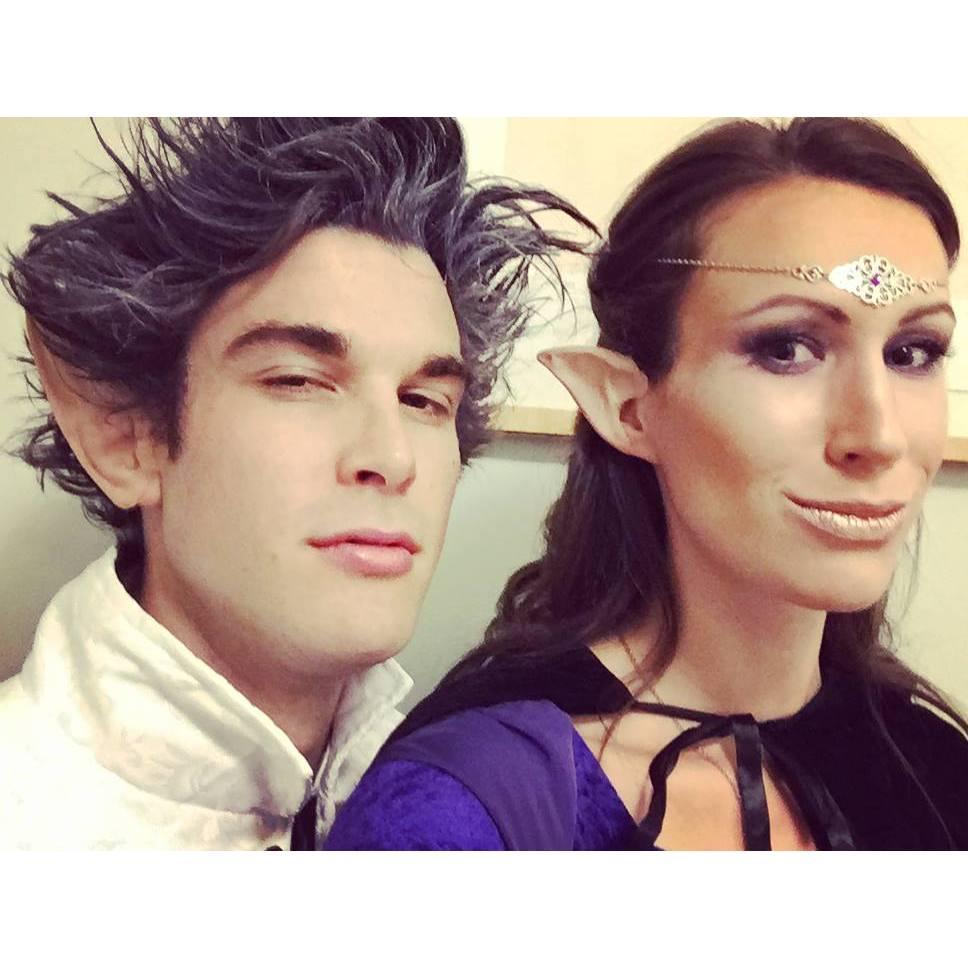 Because we are beautiful Elves of slightly different aesthetics. Halloween 2017.