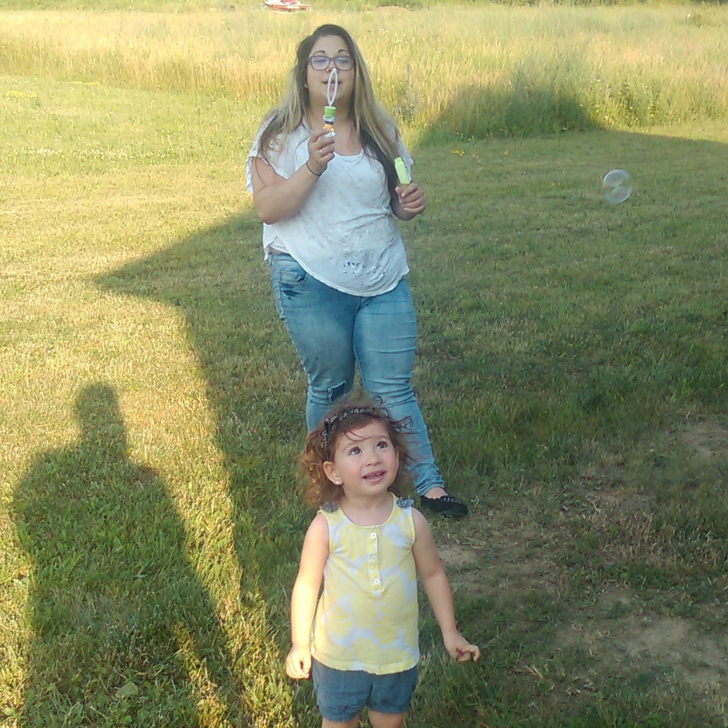 Patricia with her biffle