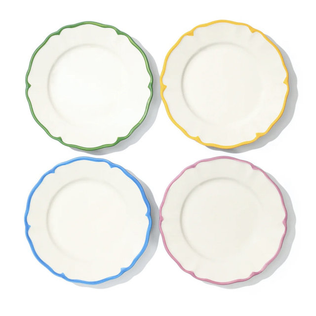 Summer Petal Plate, Pink, 9 Inch