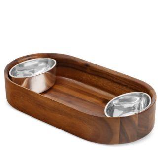 Nambé Oblong Nest Chip N Dip
