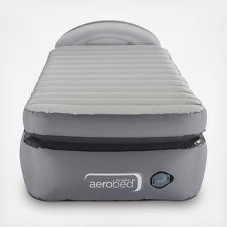 Comfort Lock Laminated Air Mattress with Built-In Pump and Headboard