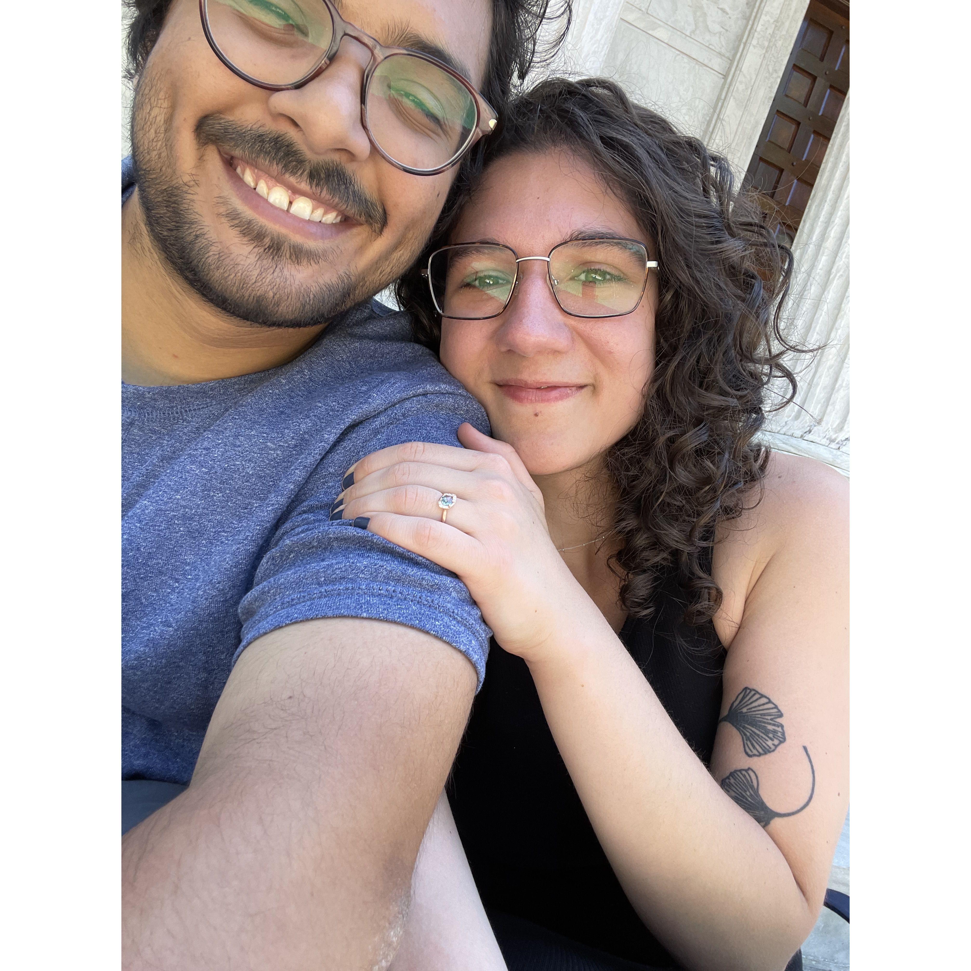 Right after the engagement!