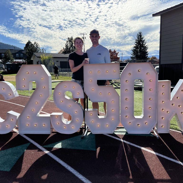 After Kira's first 50K.