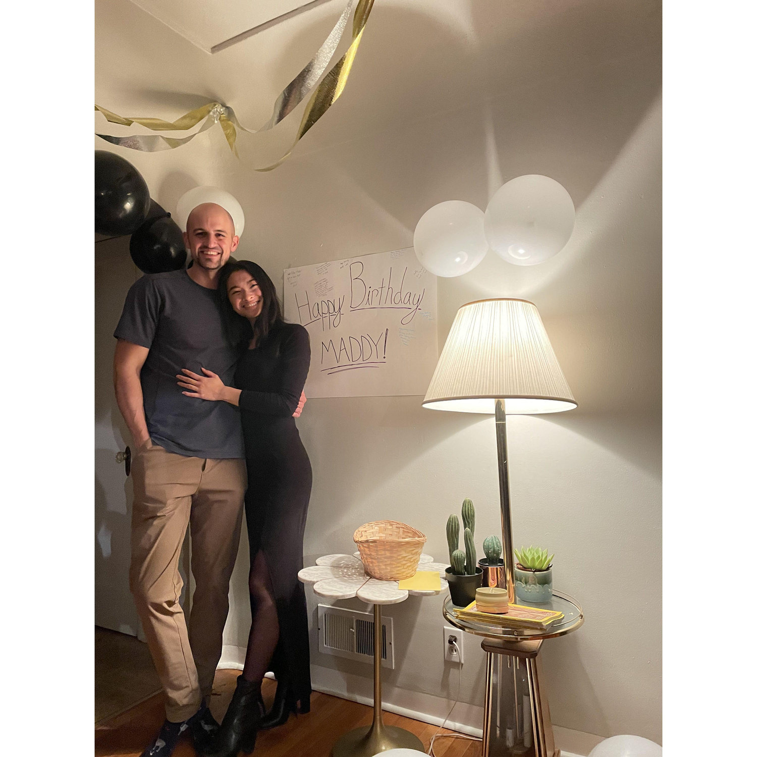 Despite Matt's unwavering honesty, he is suspiciously good at throwing birthday surprises. He proved this by throwing this elaborate surprise party for Maddy's bday the first year we were together.