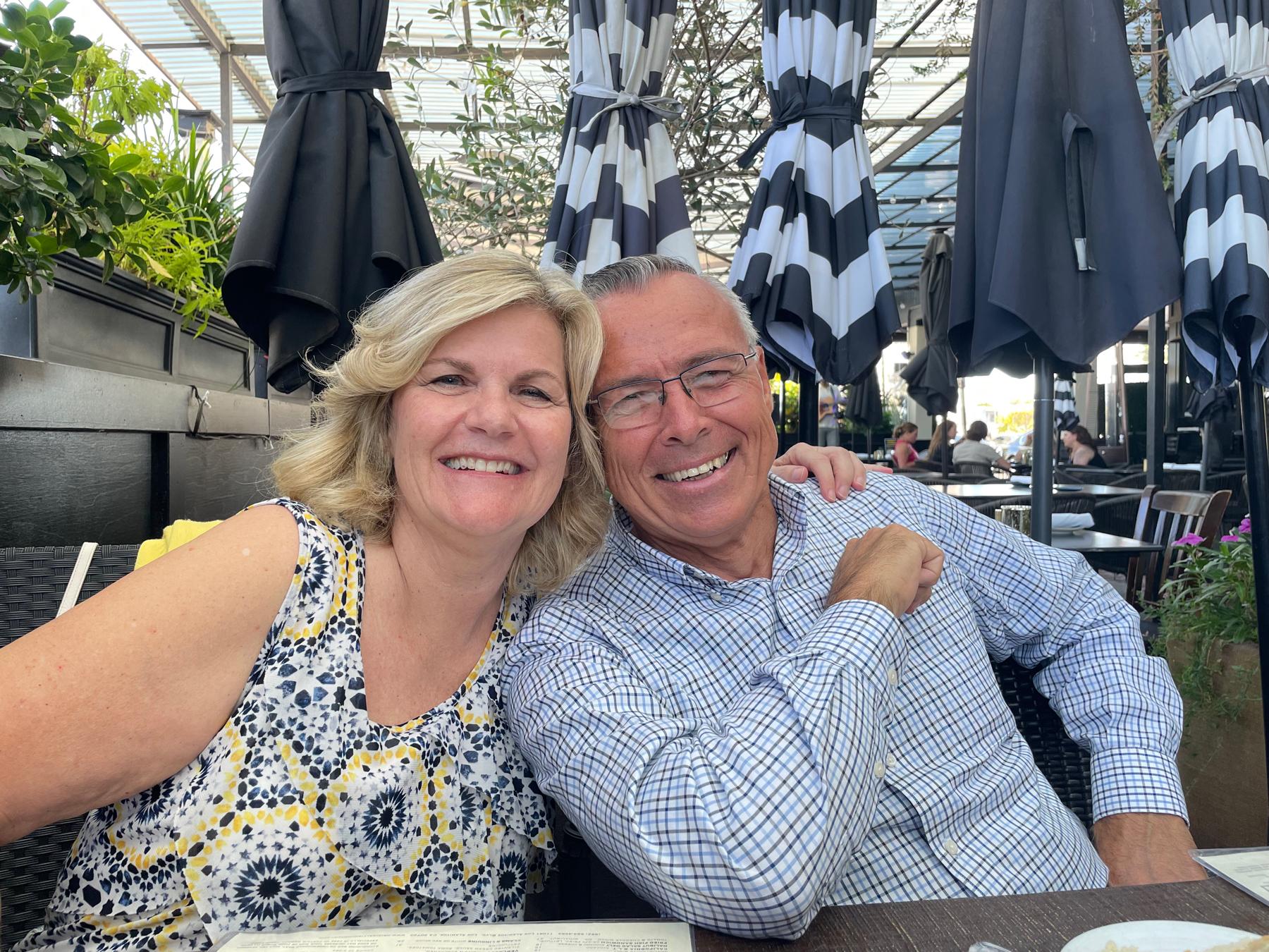 Our third date at the Fish Company, Los Alamitos with Paul and Jane Gick