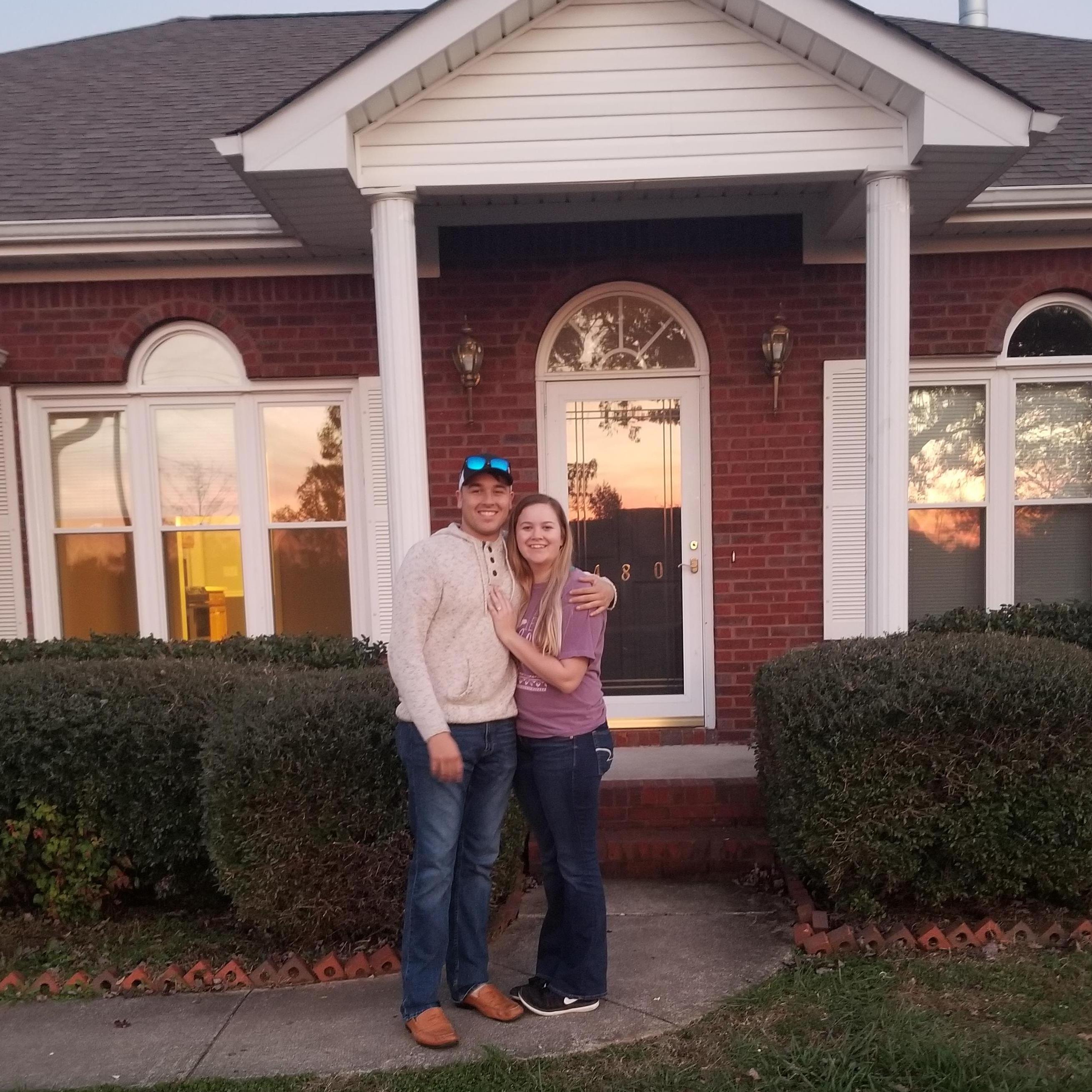 We bought our first house together!