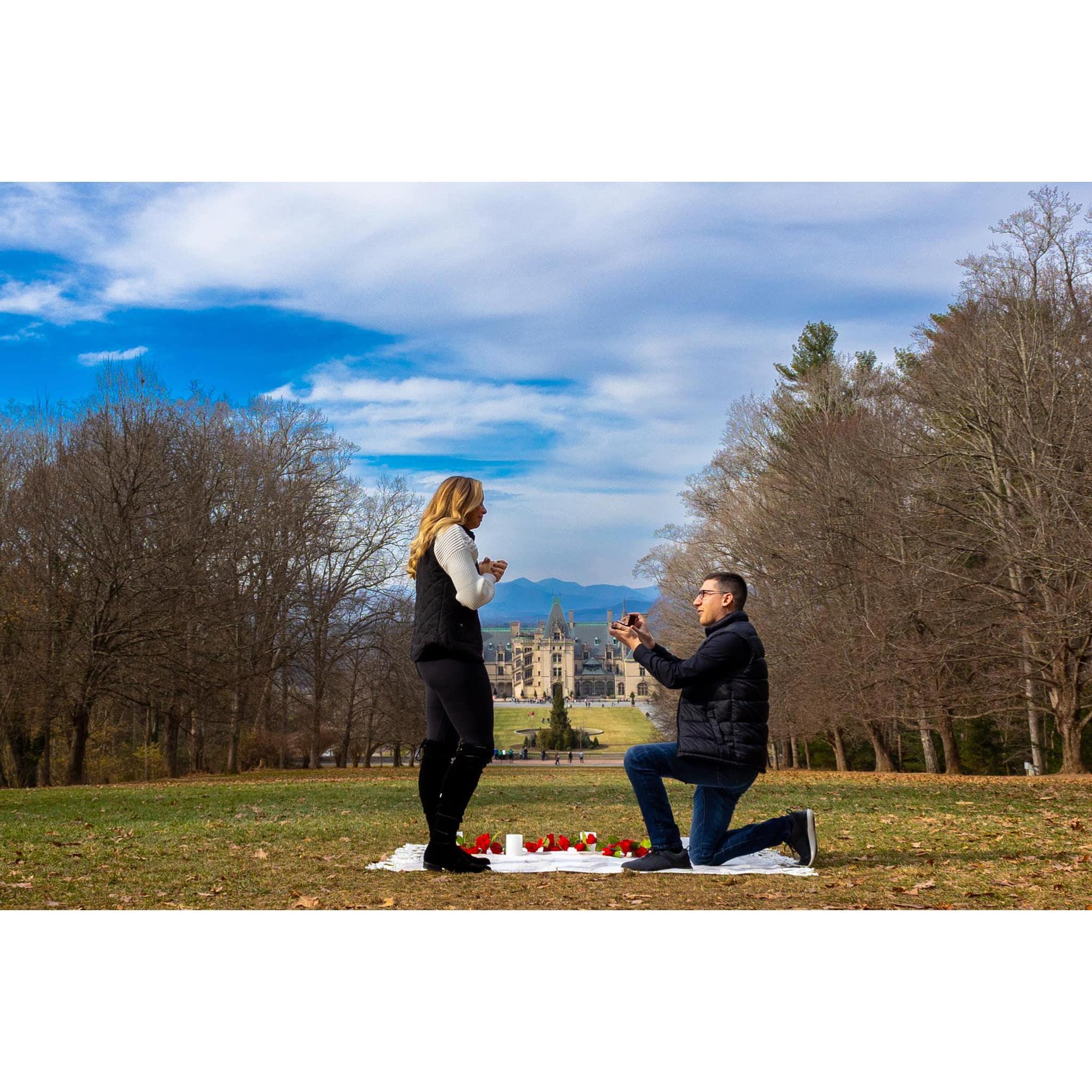 The moment he asked and she said "Yes!"