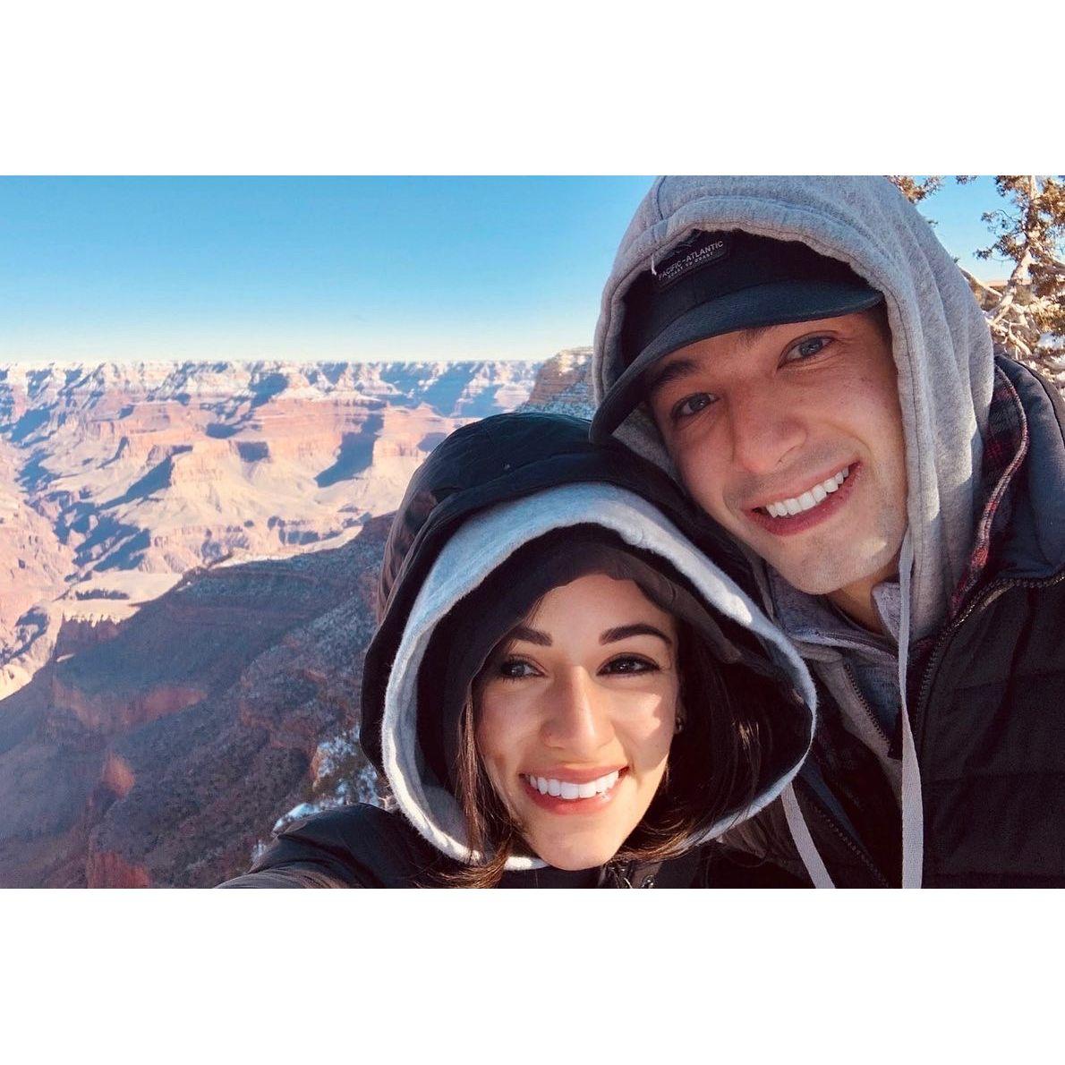 Our pitstop at the Grand Canyon New Years Day 2022 during our cross-country move to California.