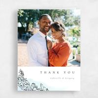 Blue Wedding Thank You - Lorraine Photo