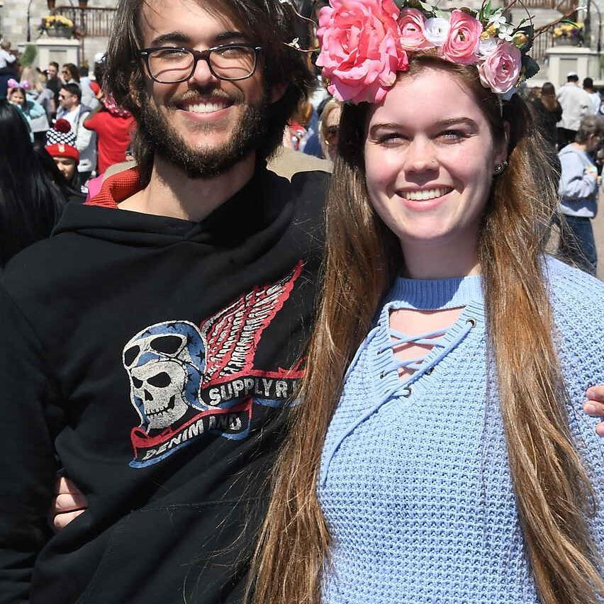 Our very first picture together and of course it’s at Disney🥰